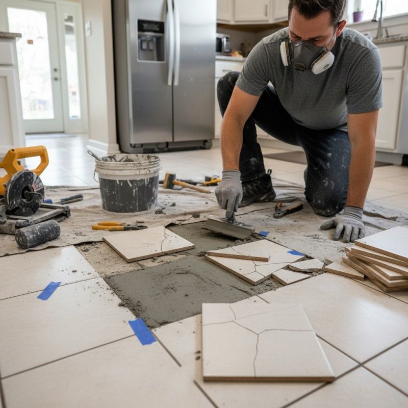 Linoleum Tile Repair