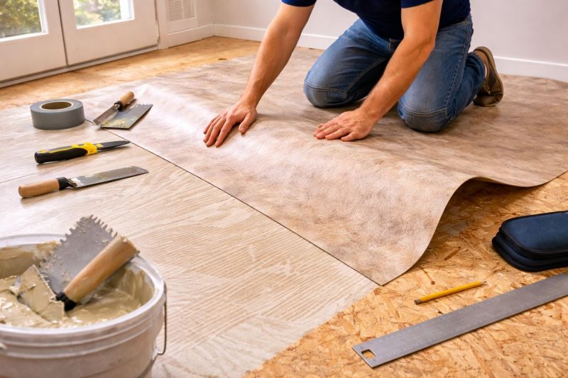 Sheet Flooring Installation in Cincinnati, OH