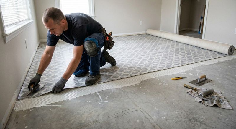 Sheet Flooring Installation in New Braunfels, TX