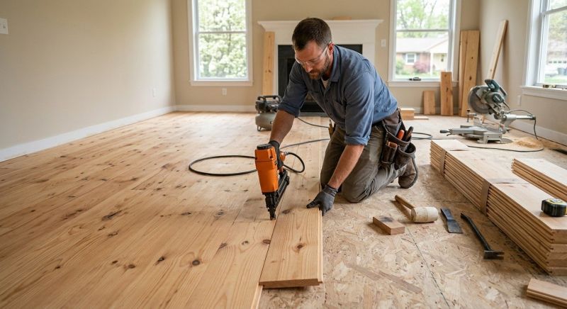 Walnut Flooring Installation in Manassas, VA